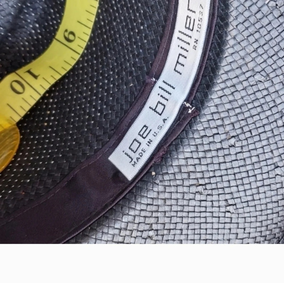 Black Straw Bill Joel‎ Miller western hat - Picture 9 of 11